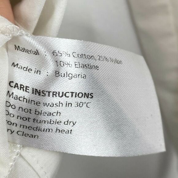 Orphan Bird Khaki Brown Off White Button Down Shirt Men's Size Small S - Picture 4 of 6